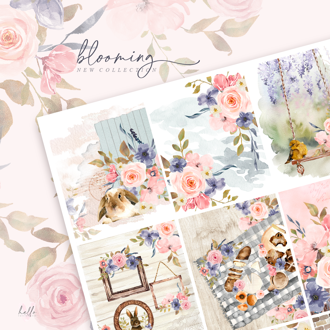 Blooming - planner sticker kit