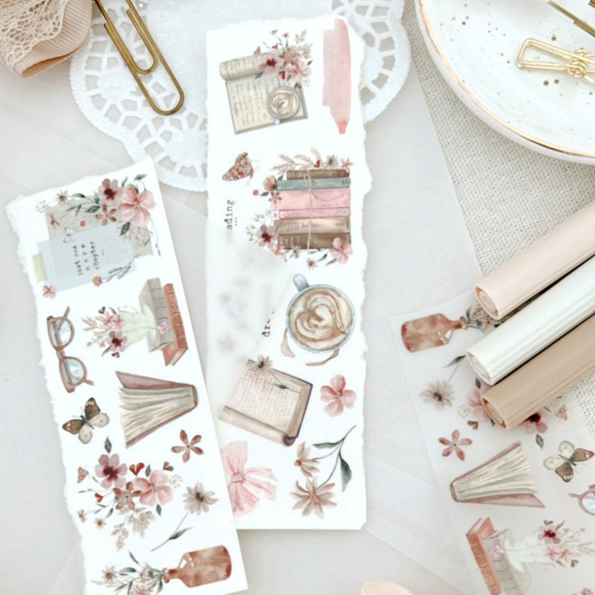 PET WASHI TAPE - Book Lover