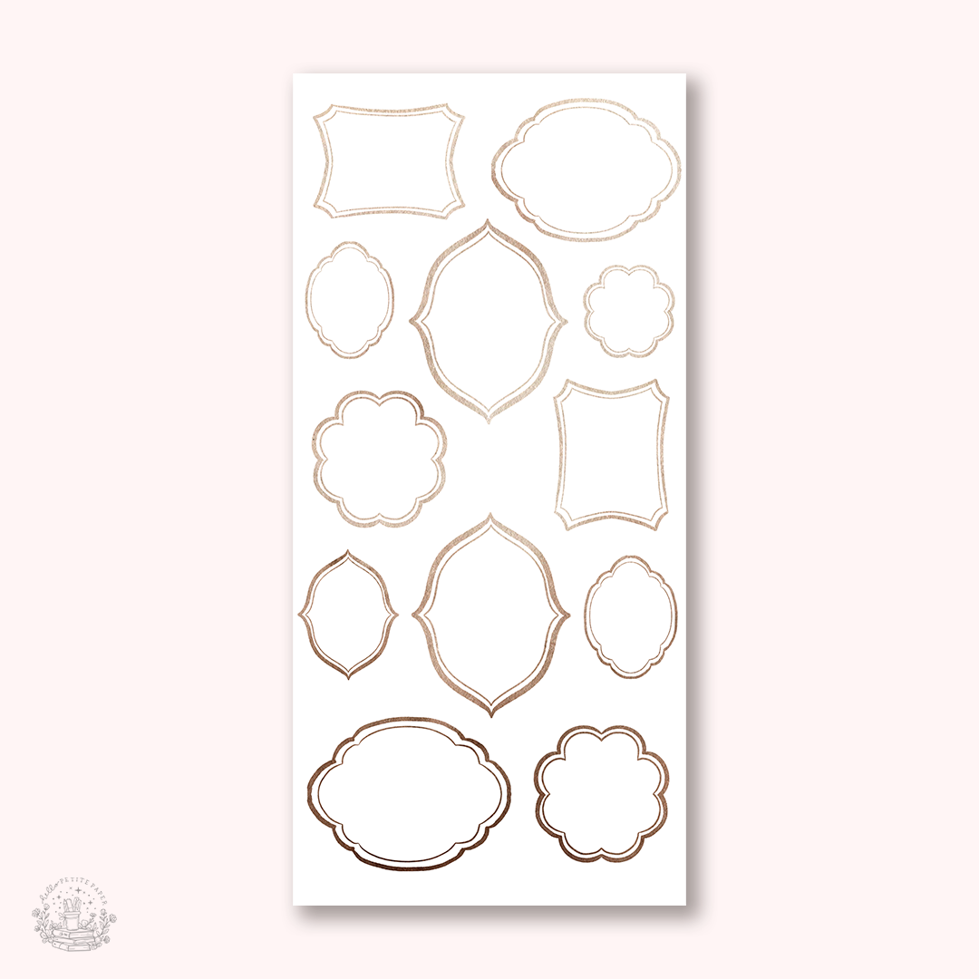 Essentials - Vintage frames stickers (EJ95-100)
