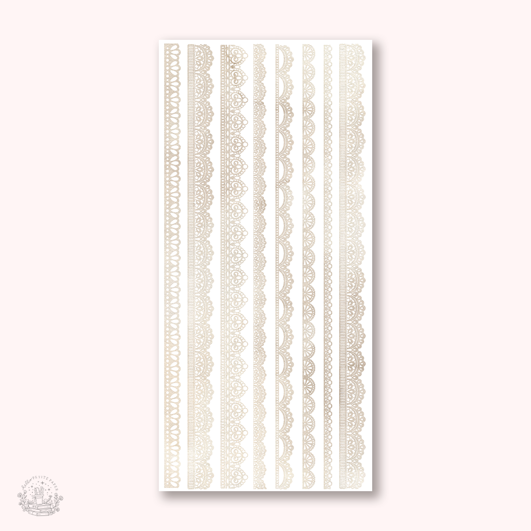 Essentials - Thin lace strip stickers (EJ 103 - 106)