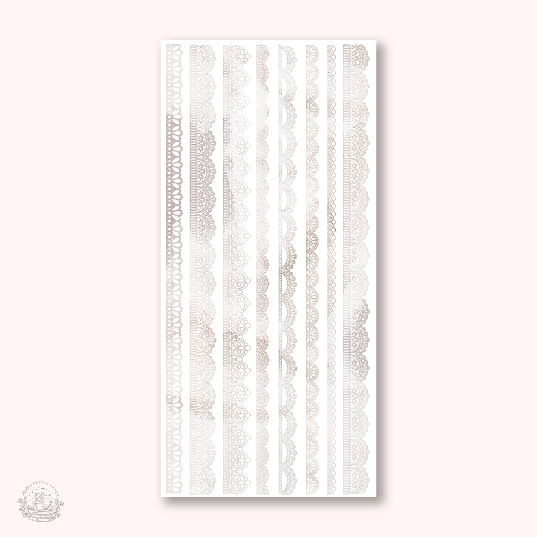 Essentials - Thin lace strip stickers (EJ 103 - 106)