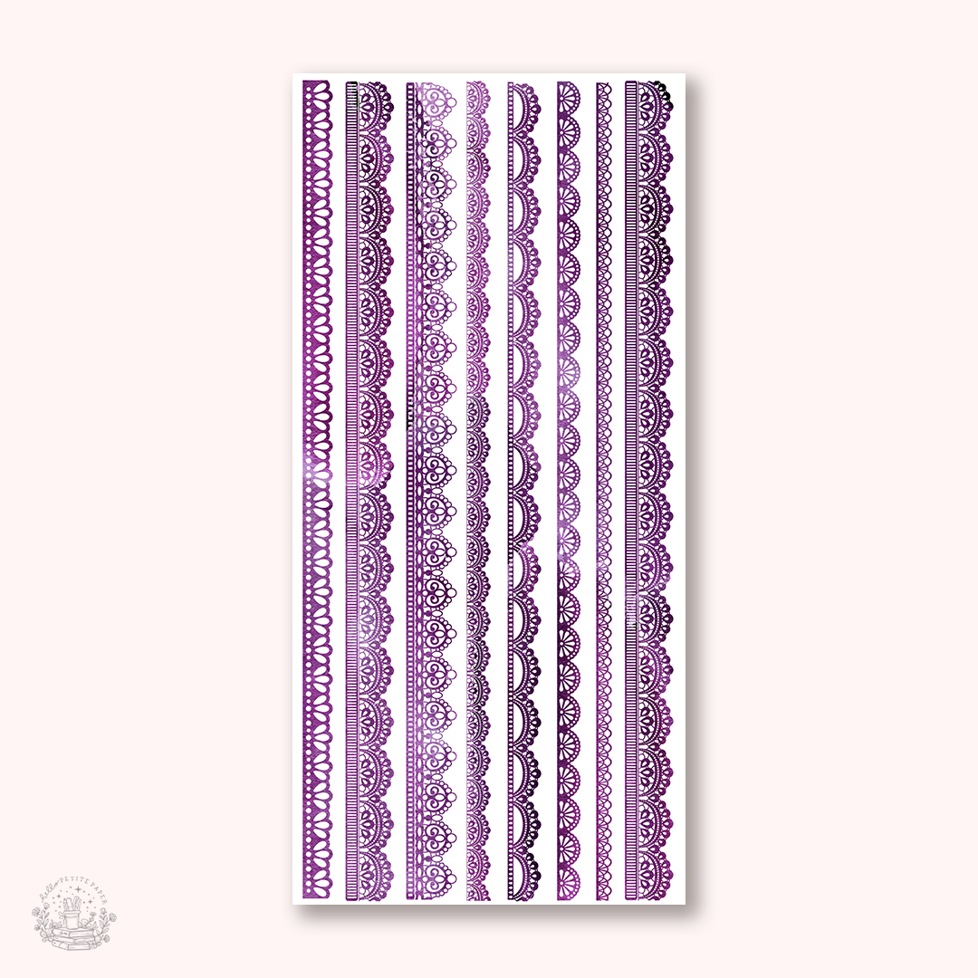 Essentials - Thin lace strip stickers (EJ107-109)