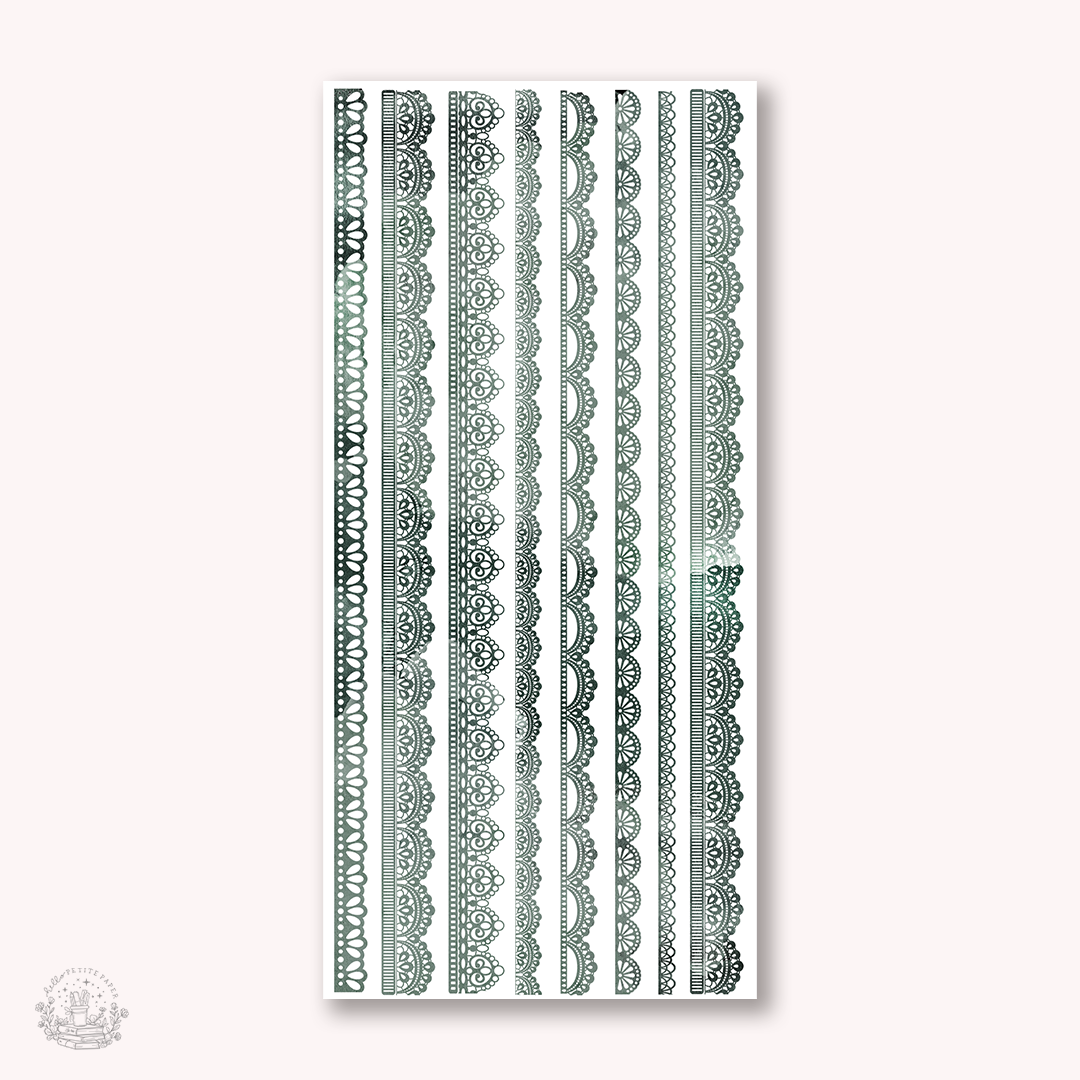 Essentials - Thin lace strip stickers (EJ107-109)