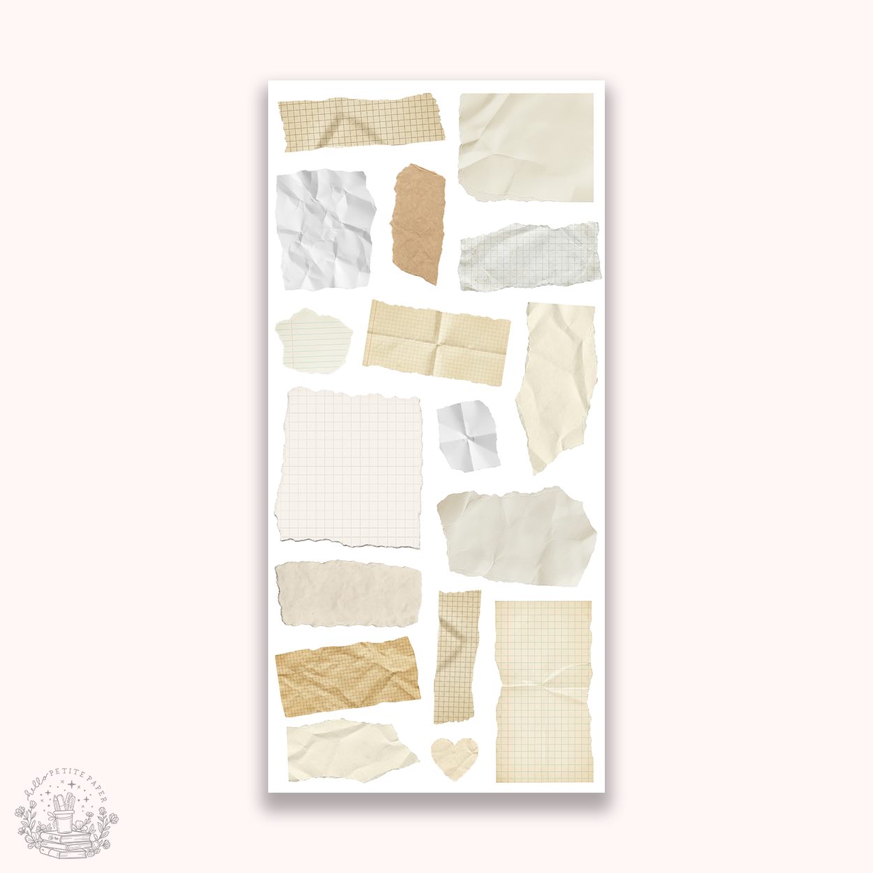Journaling Essentials - Paper scraps stickers (J26-A123)