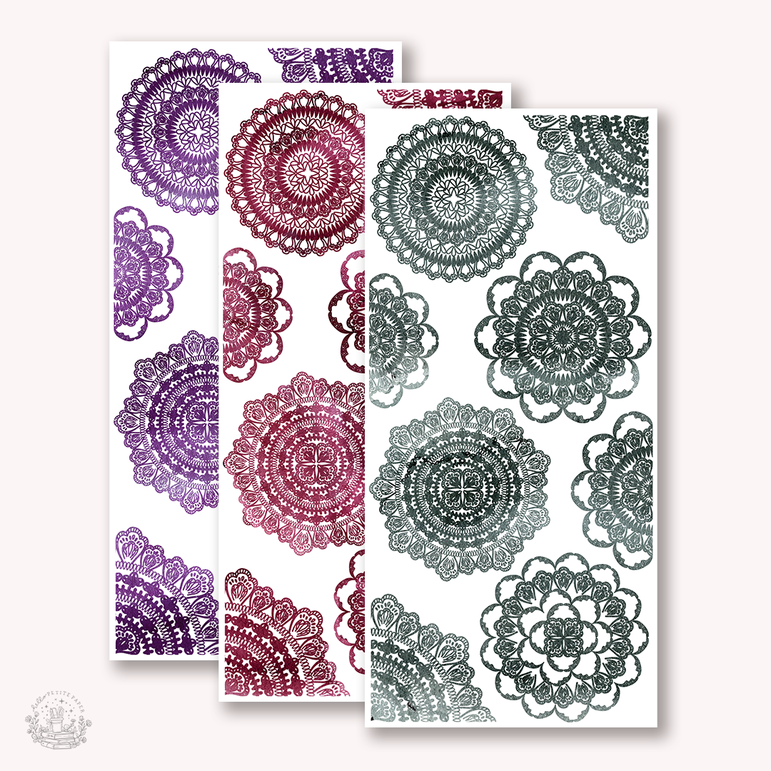 Essentials - Large doilies stickers (EJ89 90 91)