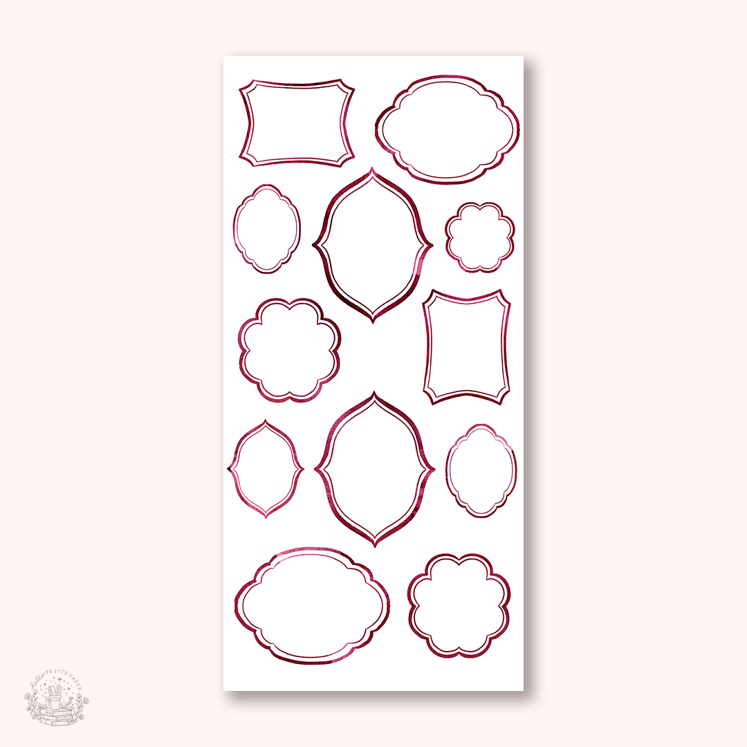 Essentials - Vintage frames stickers (EJ95-100)