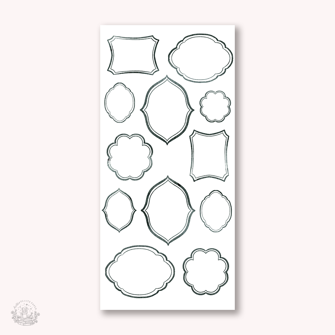 Essentials - Vintage frames stickers (EJ95-100)