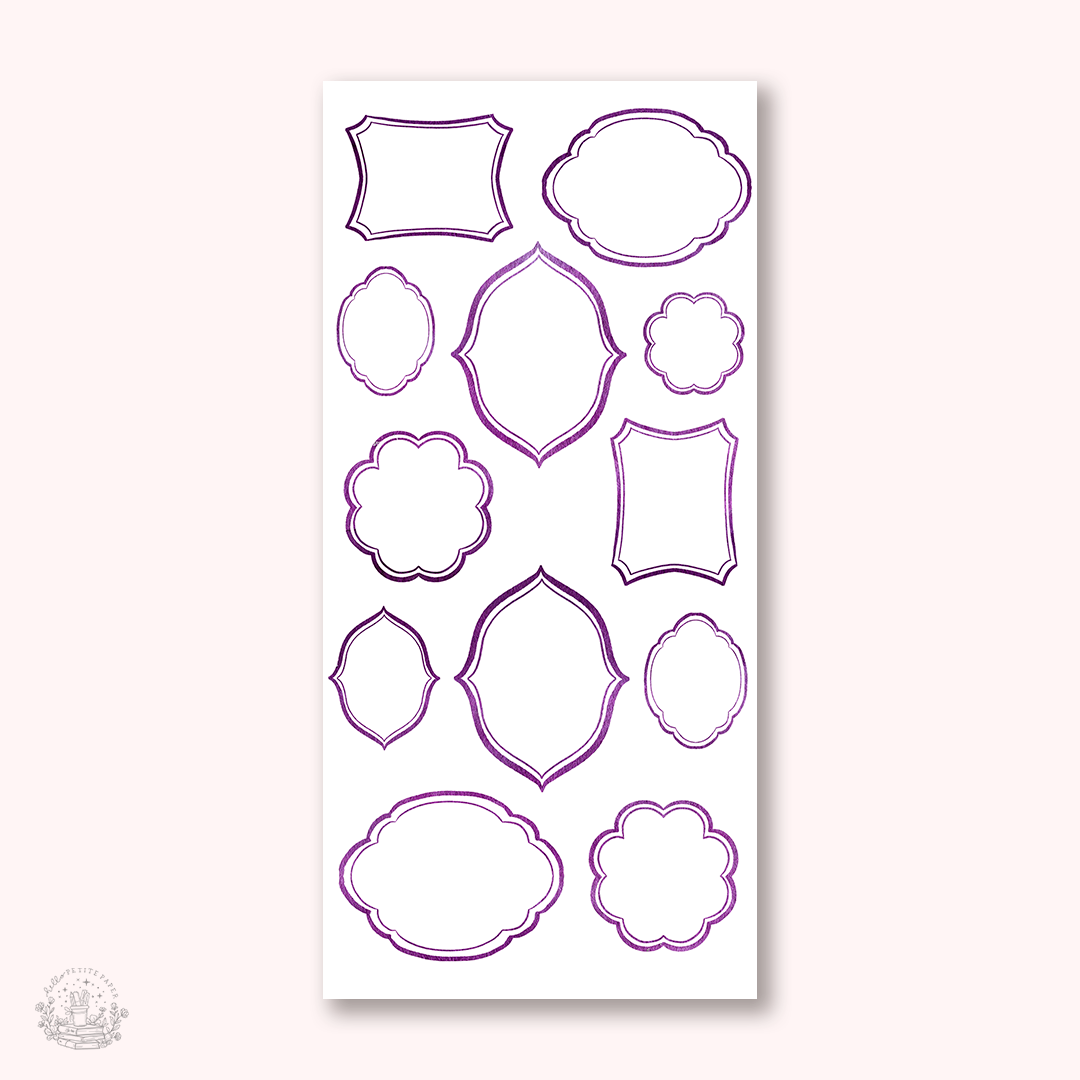 Essentials - Vintage frames stickers (EJ95-100)