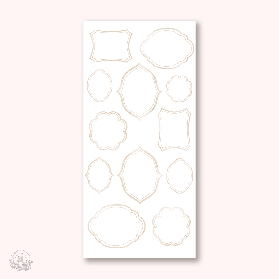 Essentials - Vintage frames stickers (EJ95-100)
