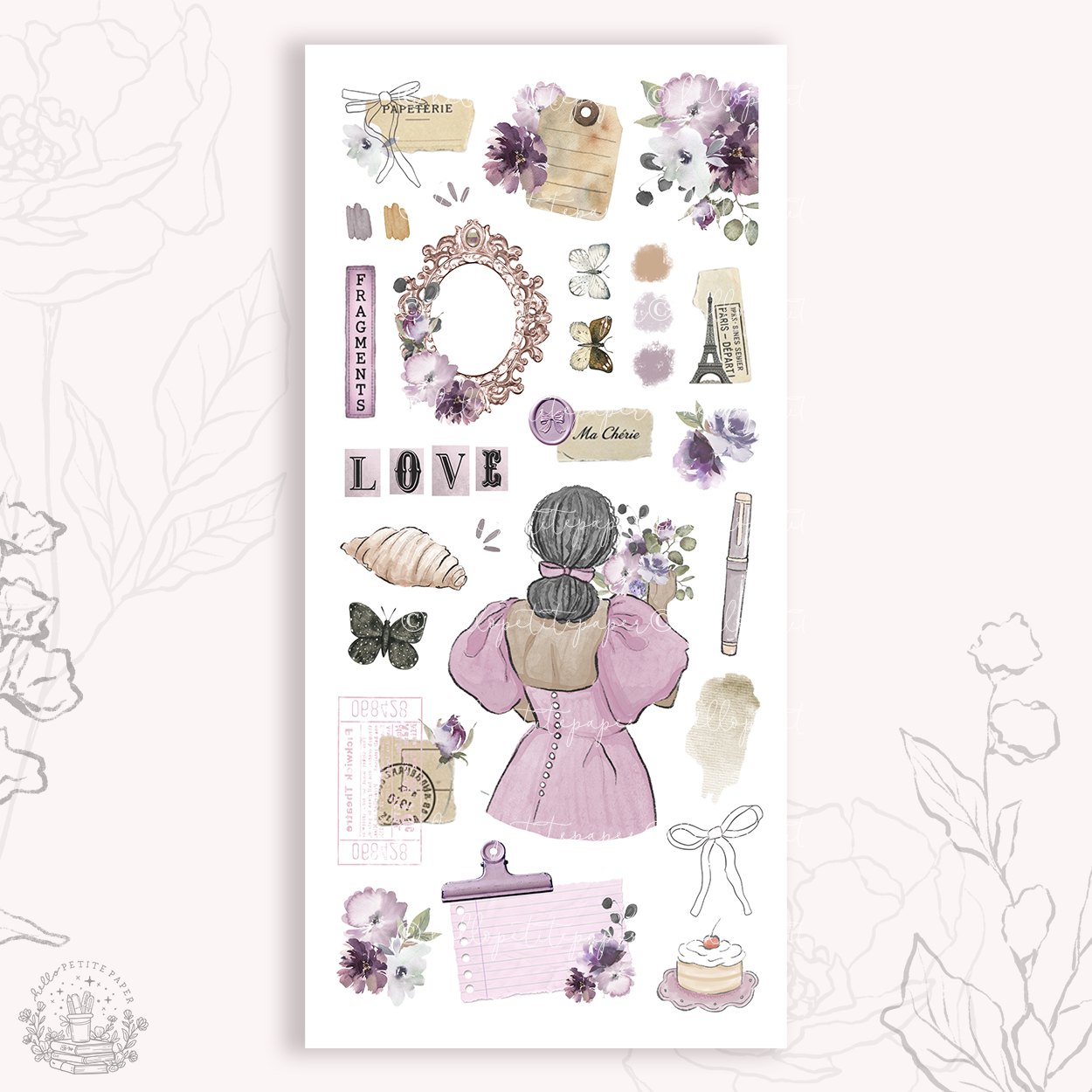 Journaling Essentials - Sticker deco (Lucile) A141