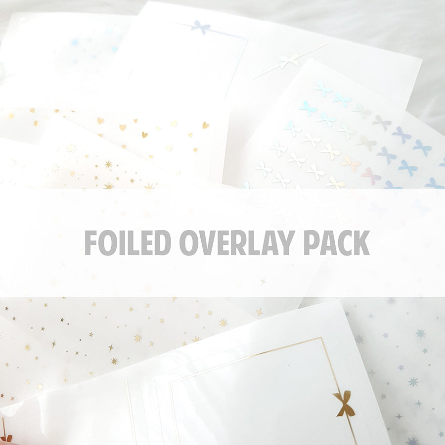 Grab Bag (6foiled ovelay stickers)