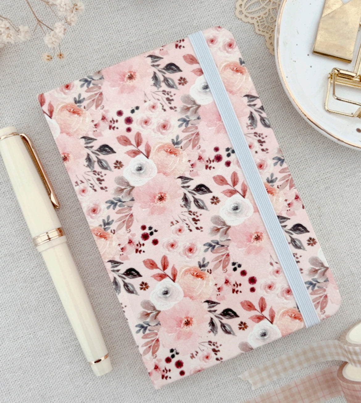 A6 dotted notebook journal - Autumn florals | LImited Edition