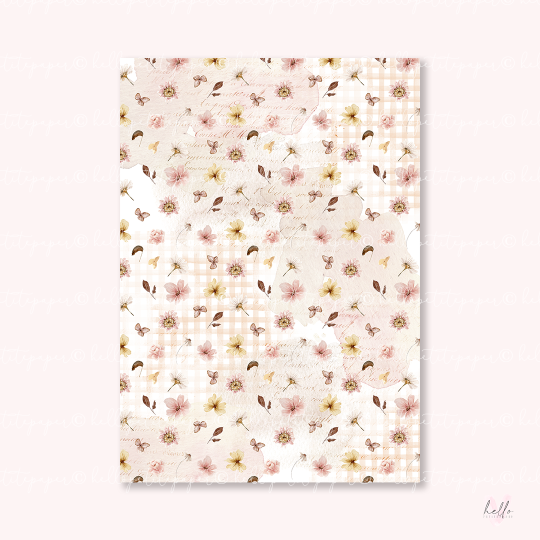 Vellum Paper - Autumn Colors collection (A4 size) - select your design