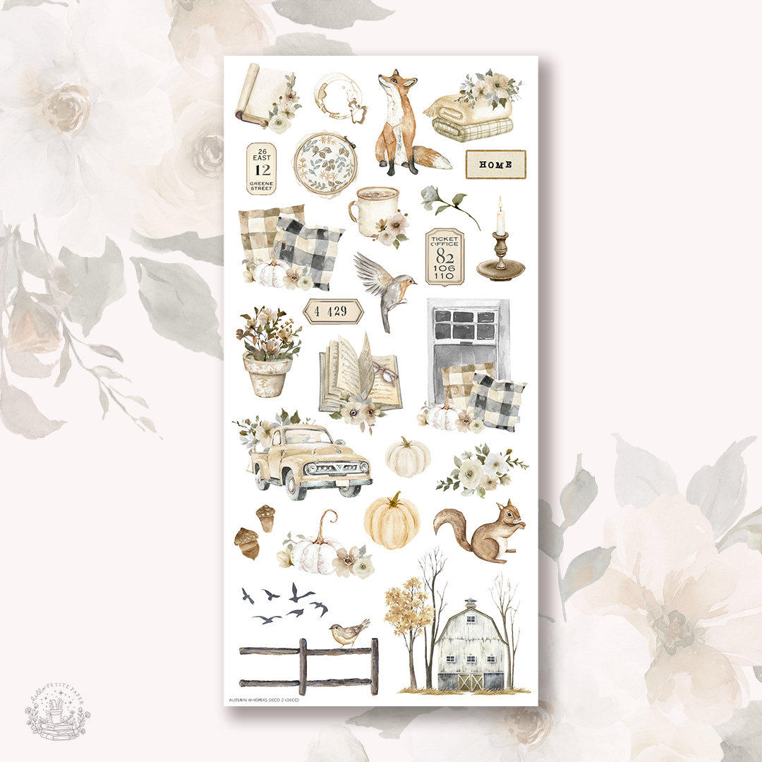 Autumn whispers - Deco kit (6 sticker sheets)