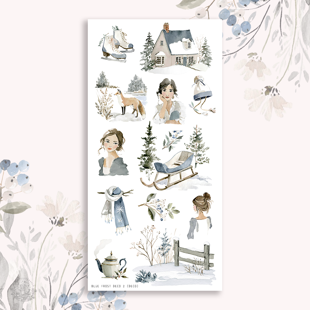Blue Frost - Deco stickers 2 (deco)