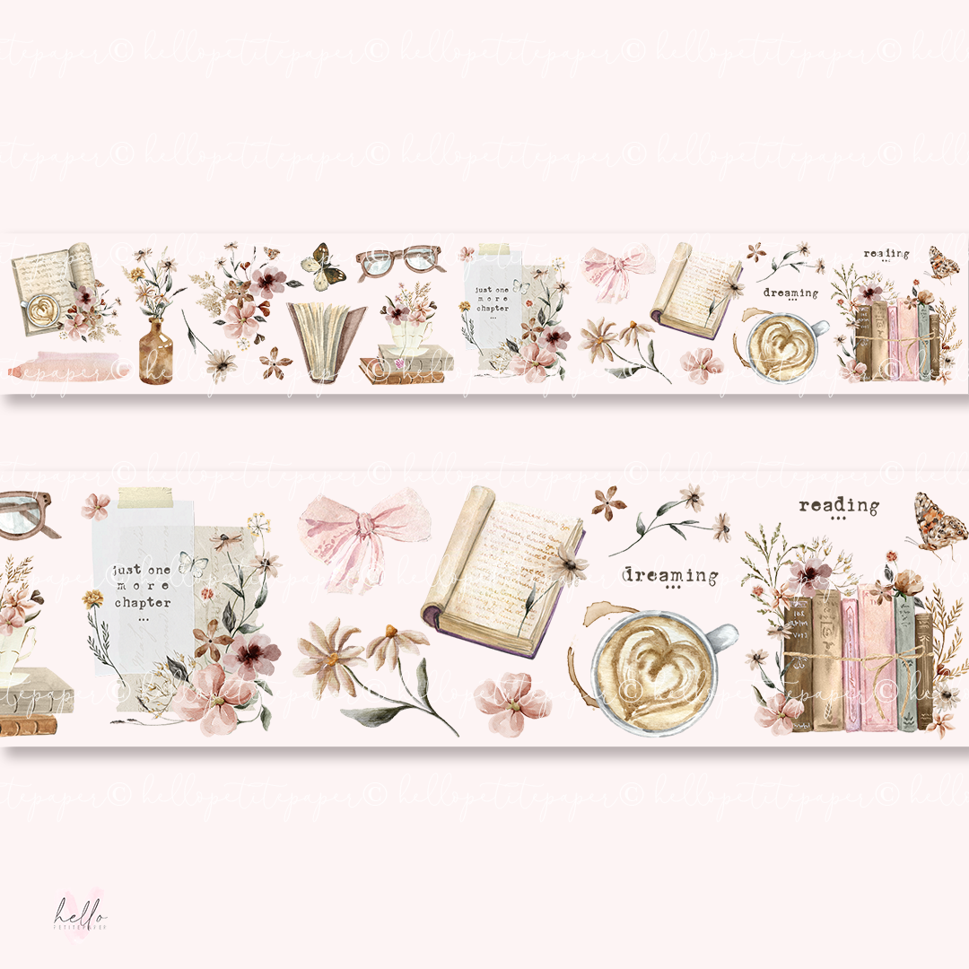 PET WASHI TAPE - Book Lover