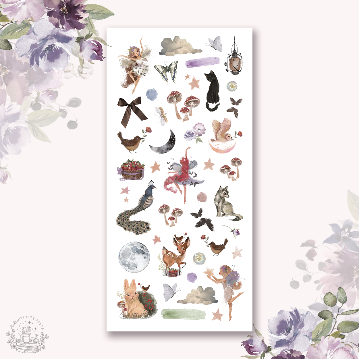 By the moonlight - Deco stickers 2 (deco)