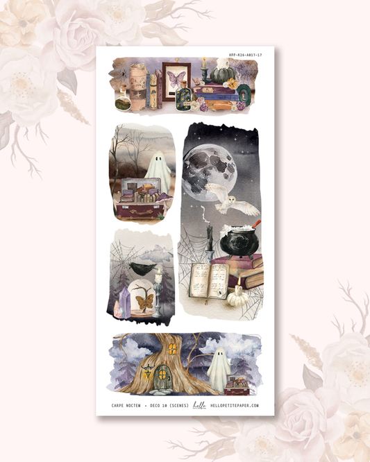 Carpe Noctem - Deco stickers (choose from 11 designs).