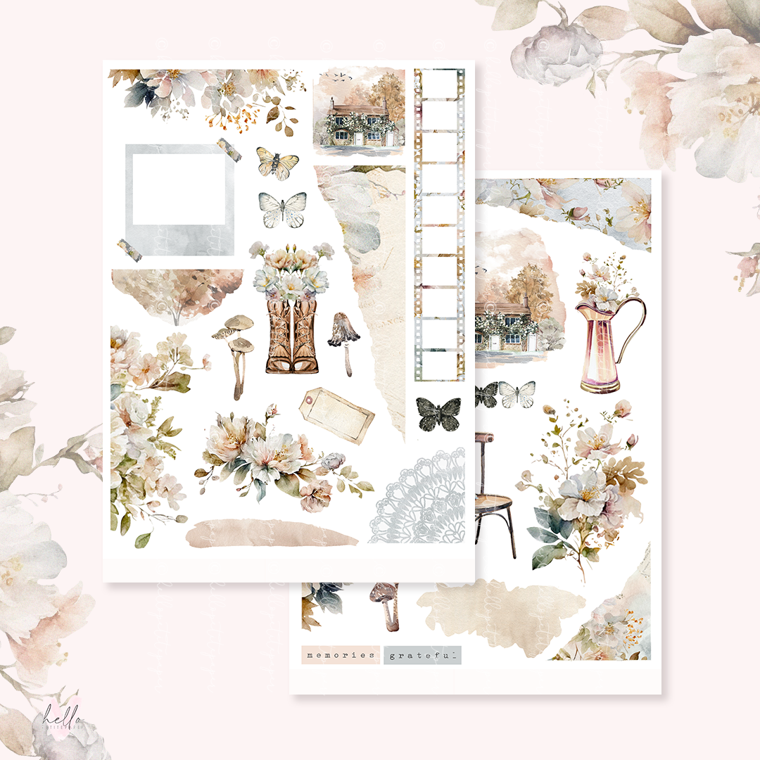 Cottage - Journaling Sticker Kit