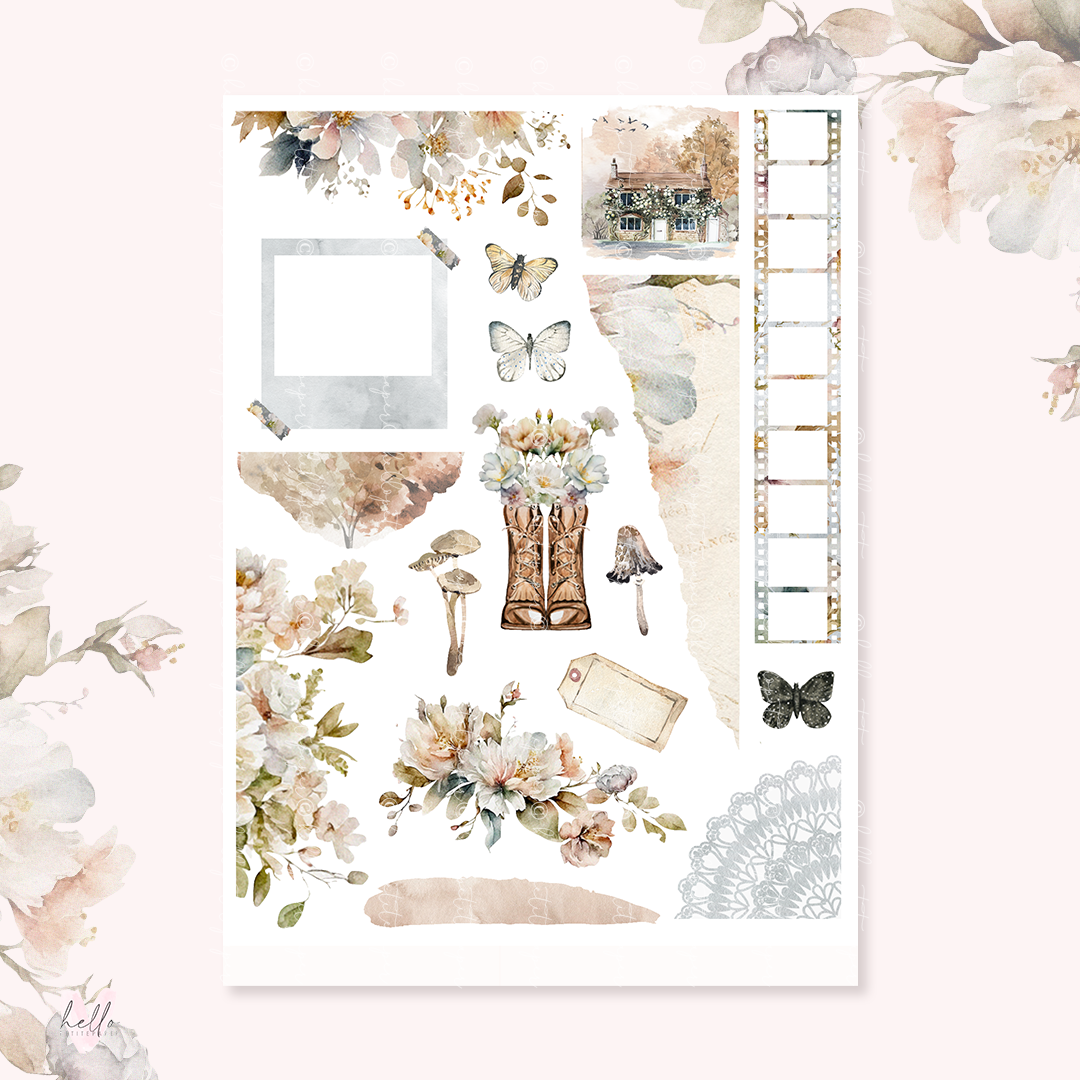 Cottage - Journaling Sticker Kit
