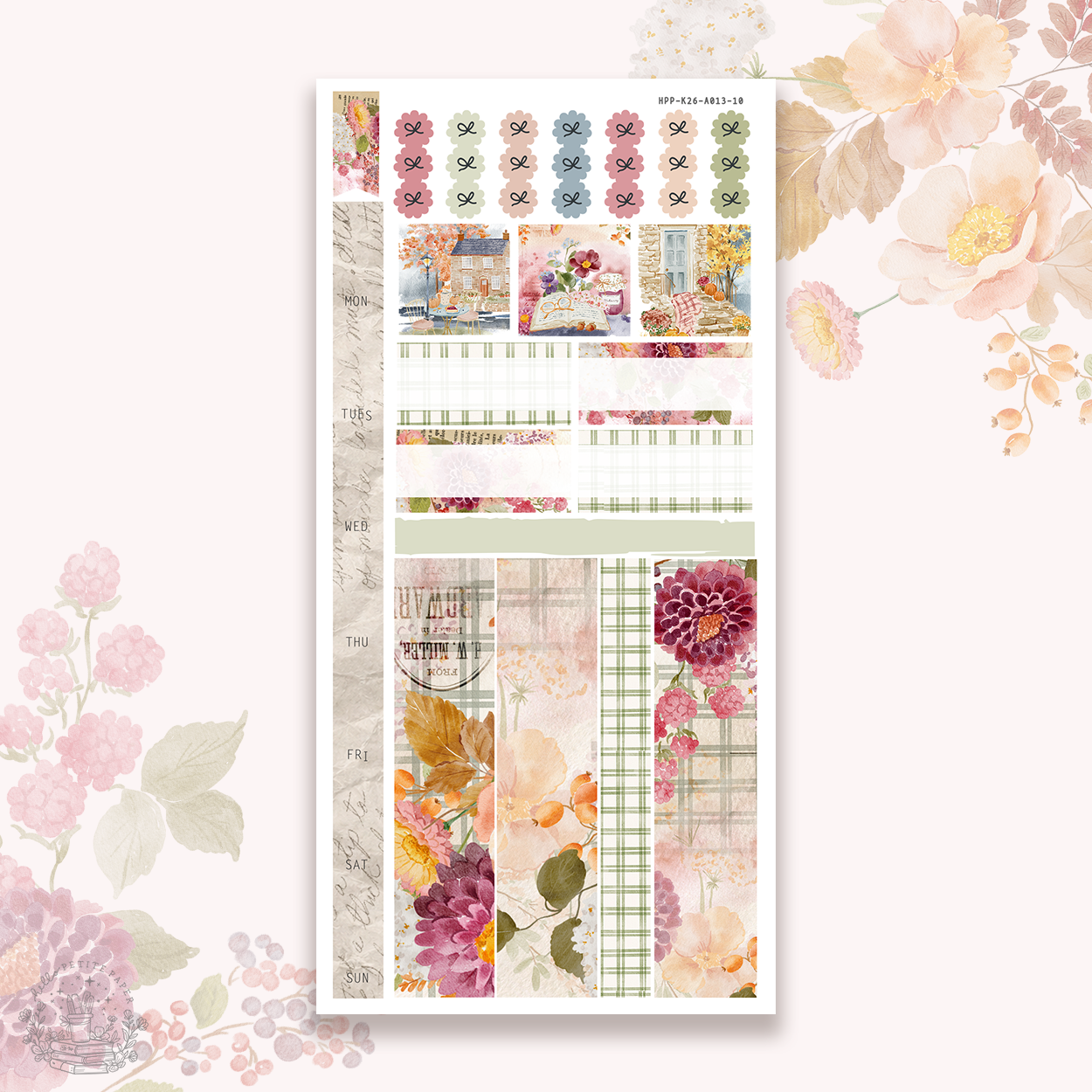 Country Harvest - Hobonichi weeks sticker kit