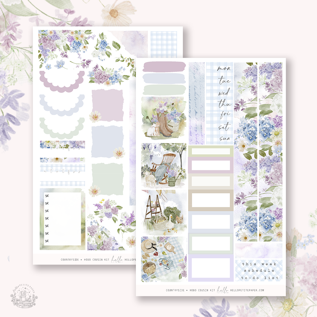 Countryside - Hobonichi Cousin Sticker Kit