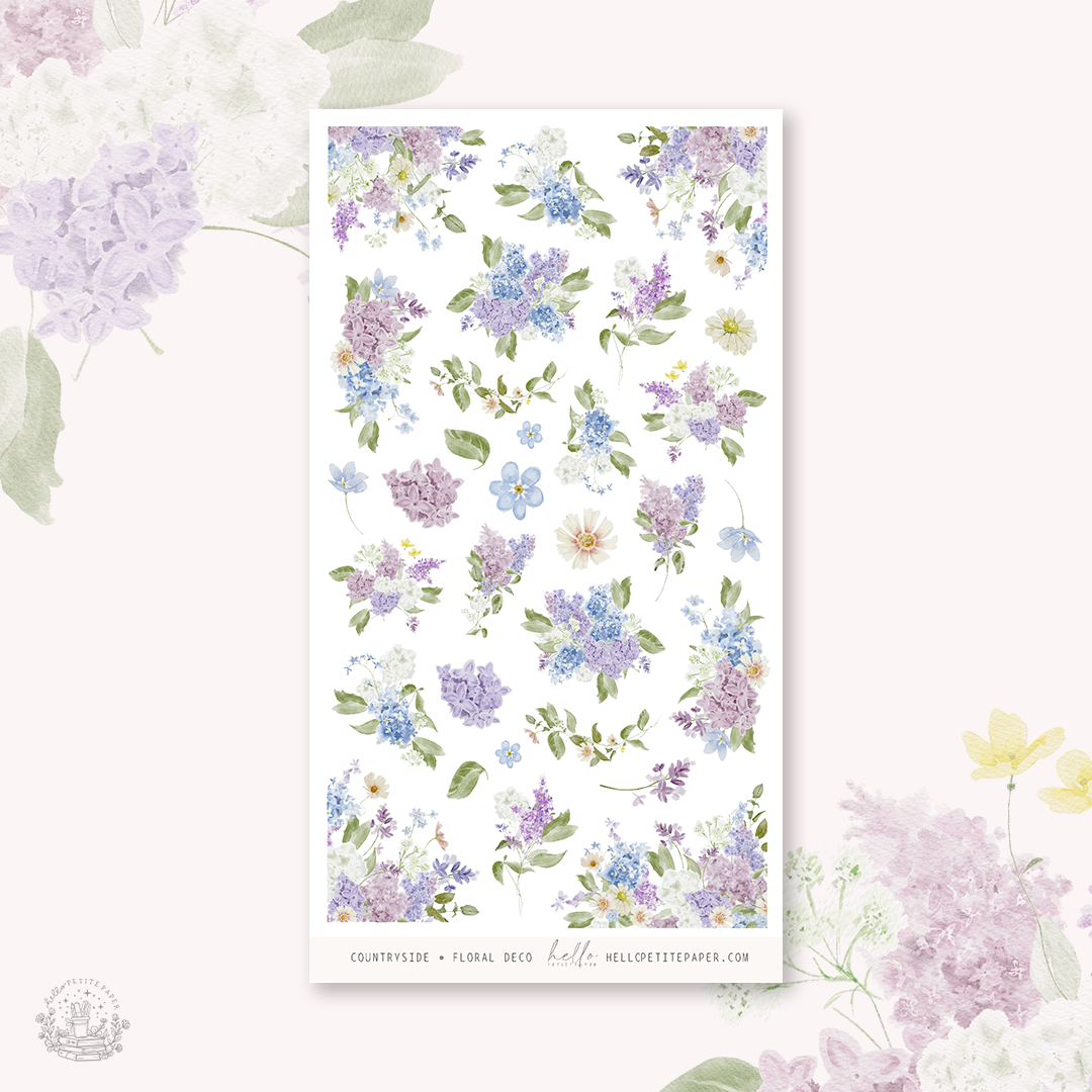 Countryside - deco planner stickers
