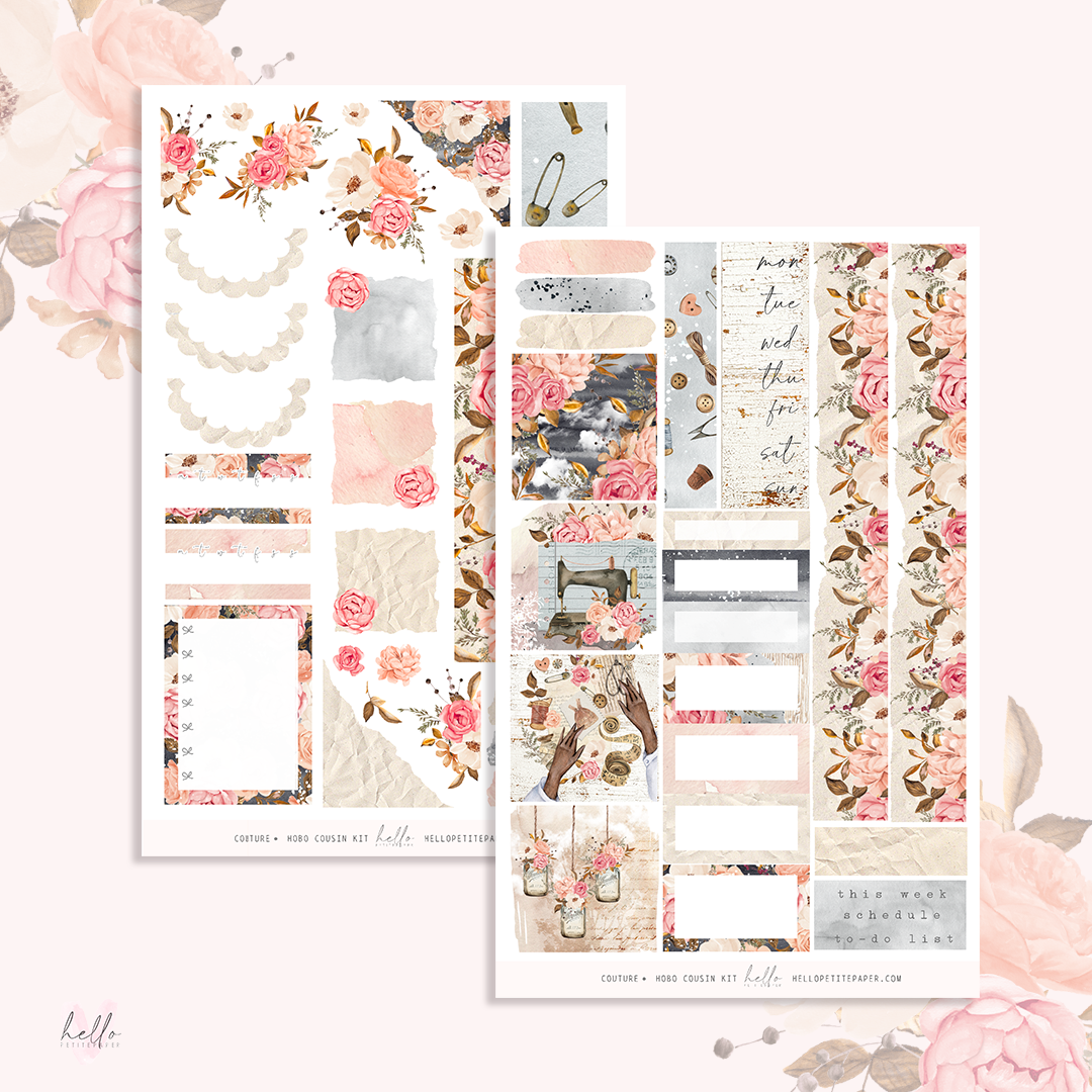 Couture - Hobonichi Cousin Sticker Kit