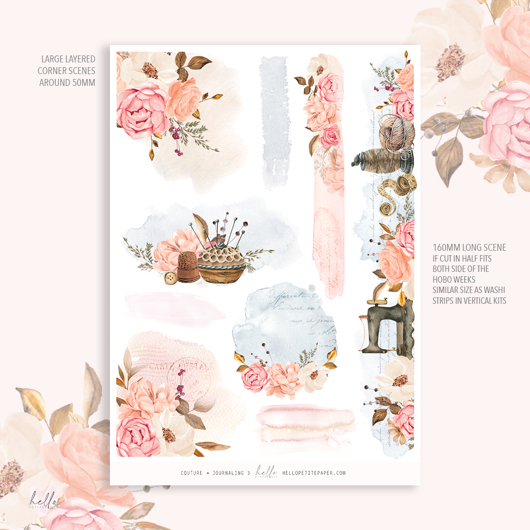 Couture - Journaling Sticker Kit