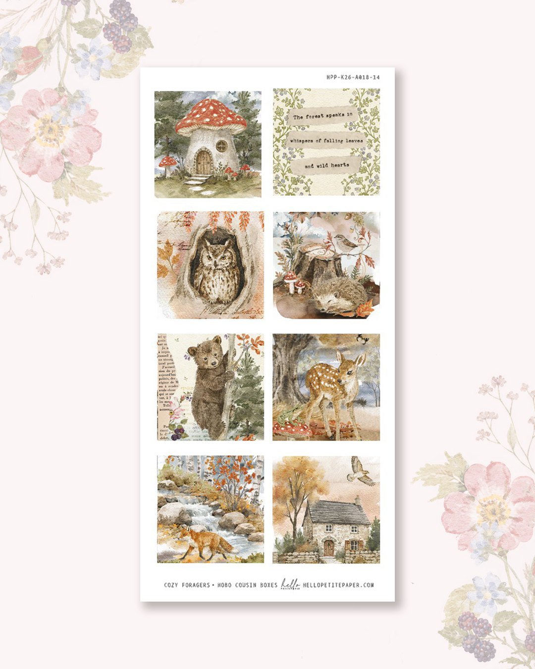 Cozy Foragers - HOBONICHI COUSIN BOXES.