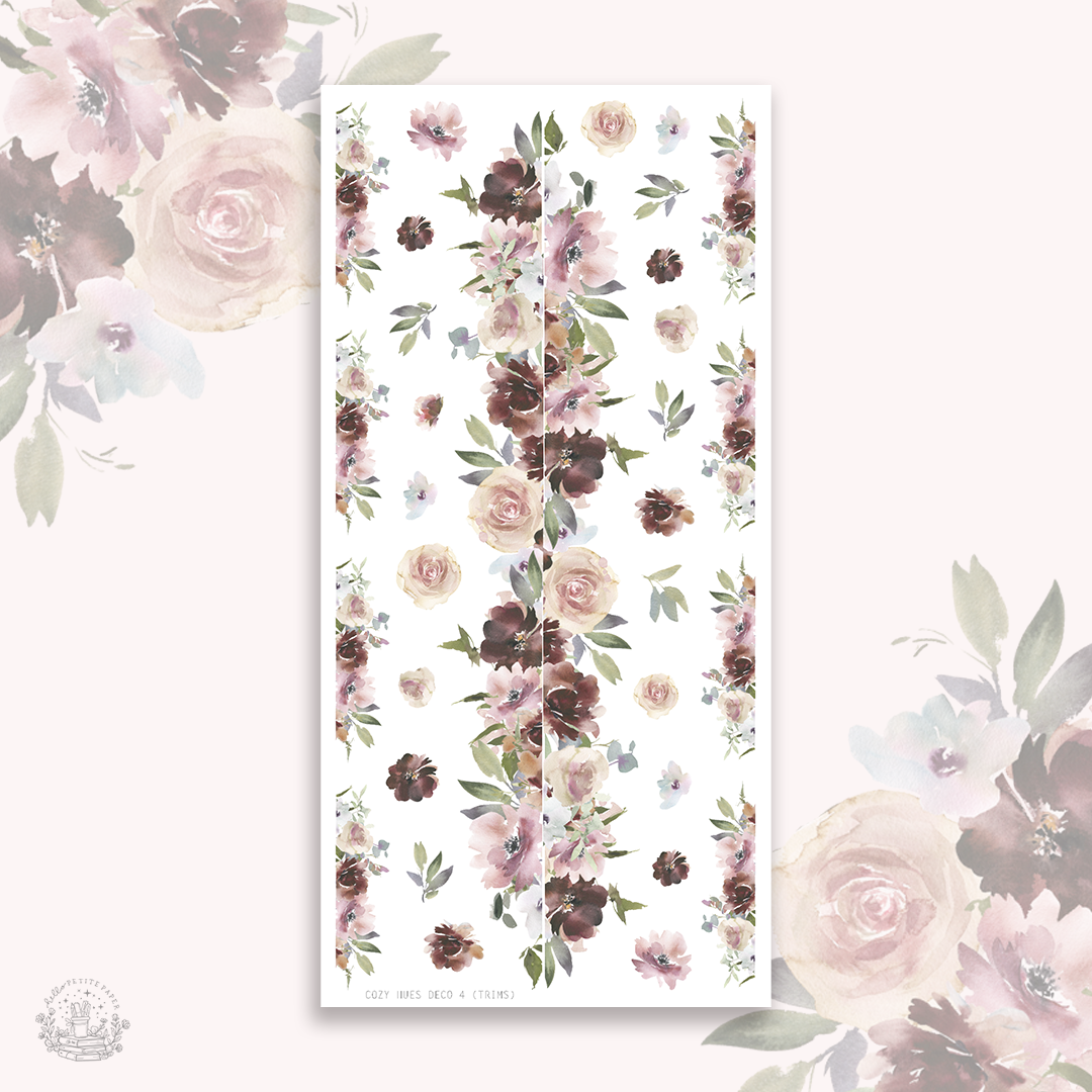 Cozy Hues - Deco stickers 4 (trims)