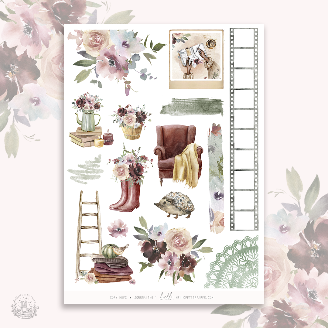 Cozy Hues - Journaling Sticker Kit
