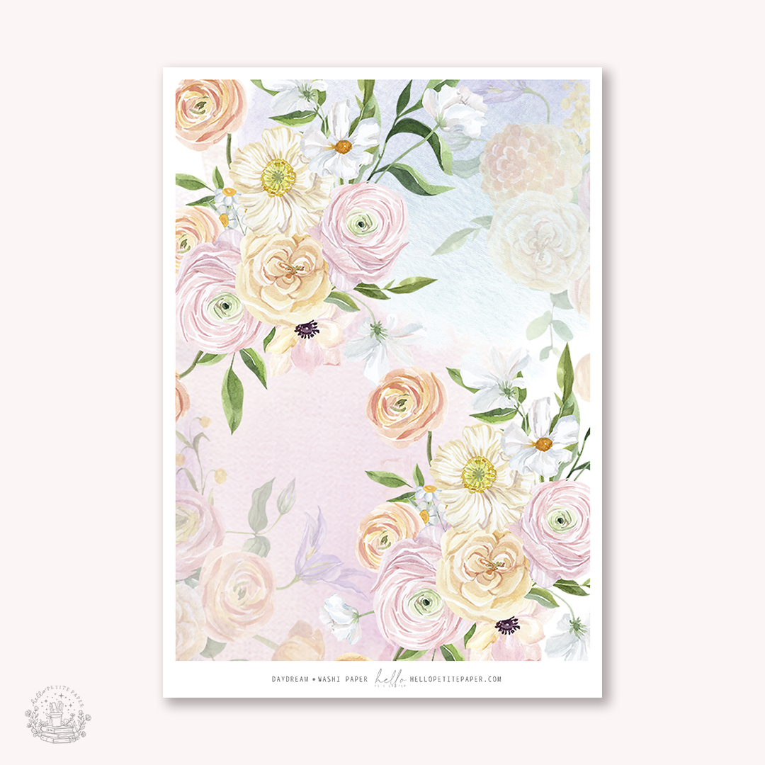 Daydream | tearable washi sheet (1 sheet)