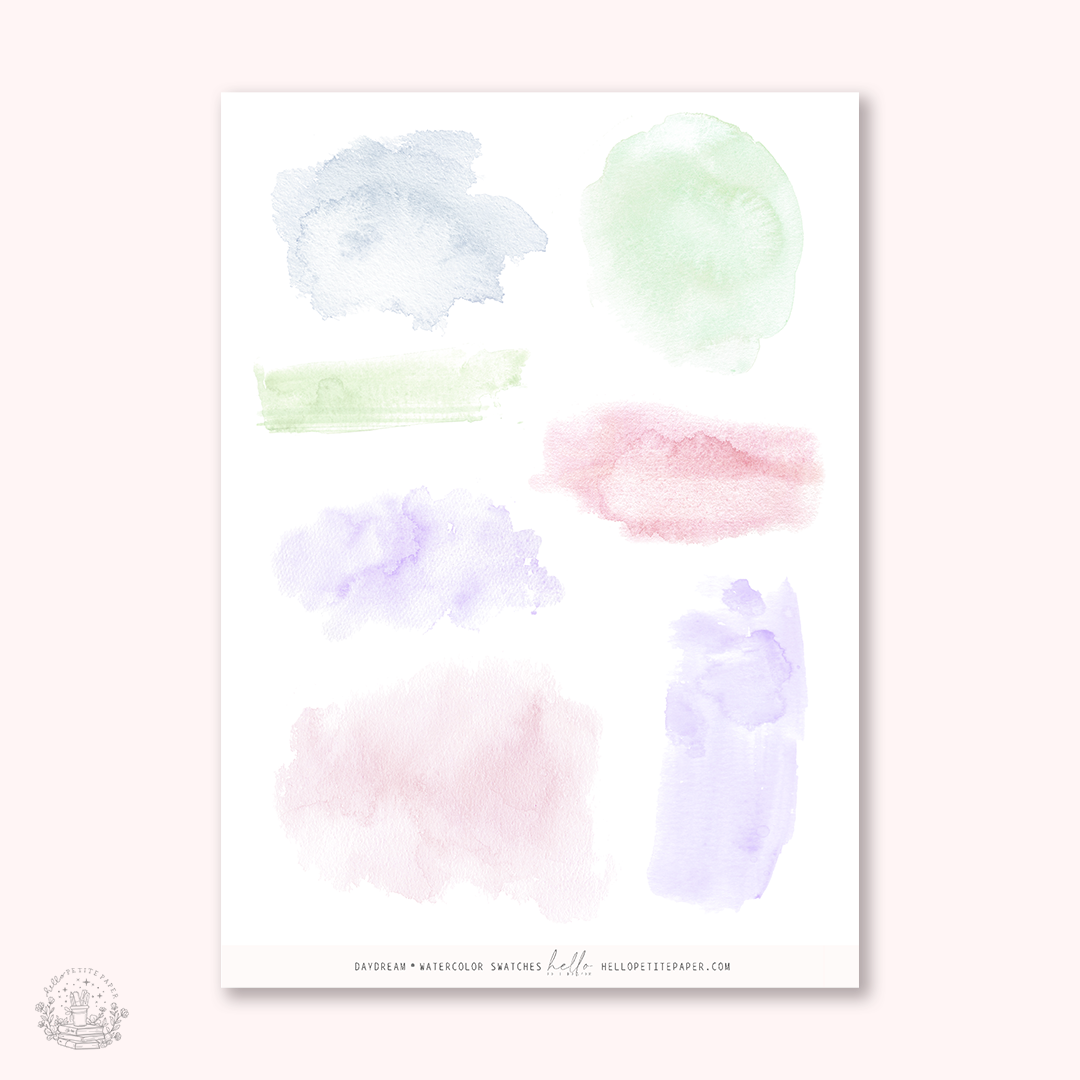 Daydream - Watercolor Swatches