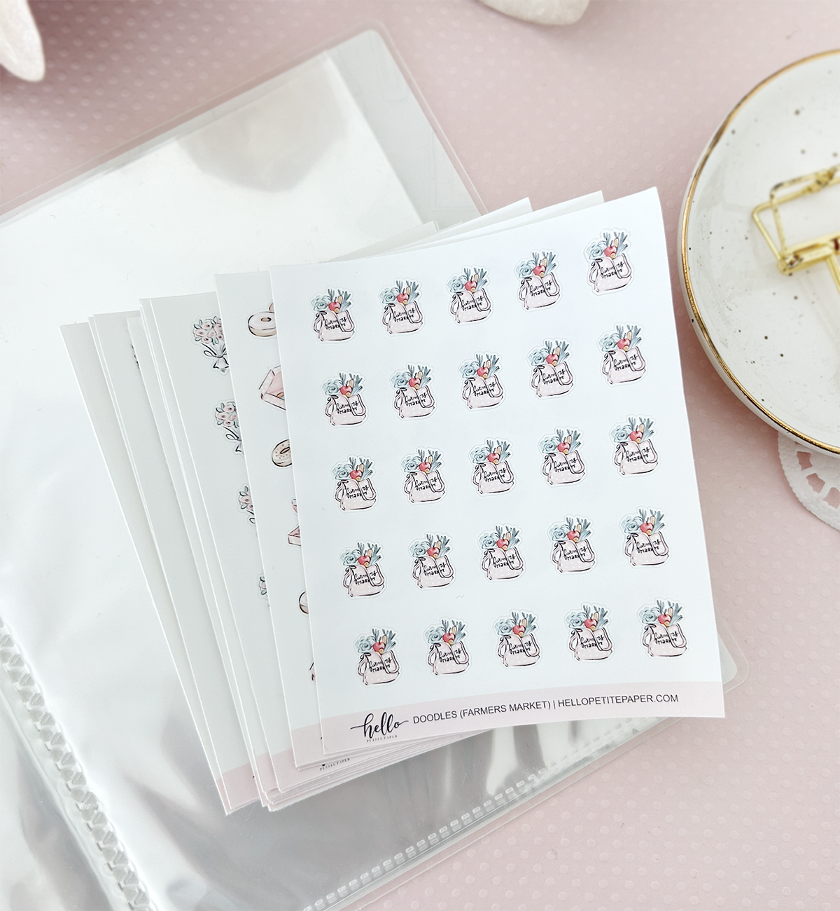 Sticker Album - sticker storage (DOODLES)