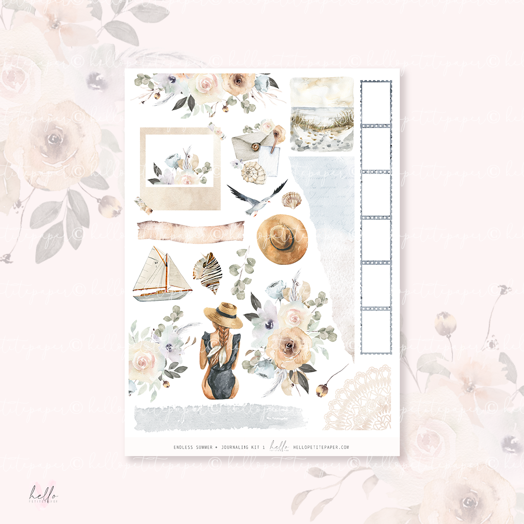Endless Summer - Journaling Sticker Kit