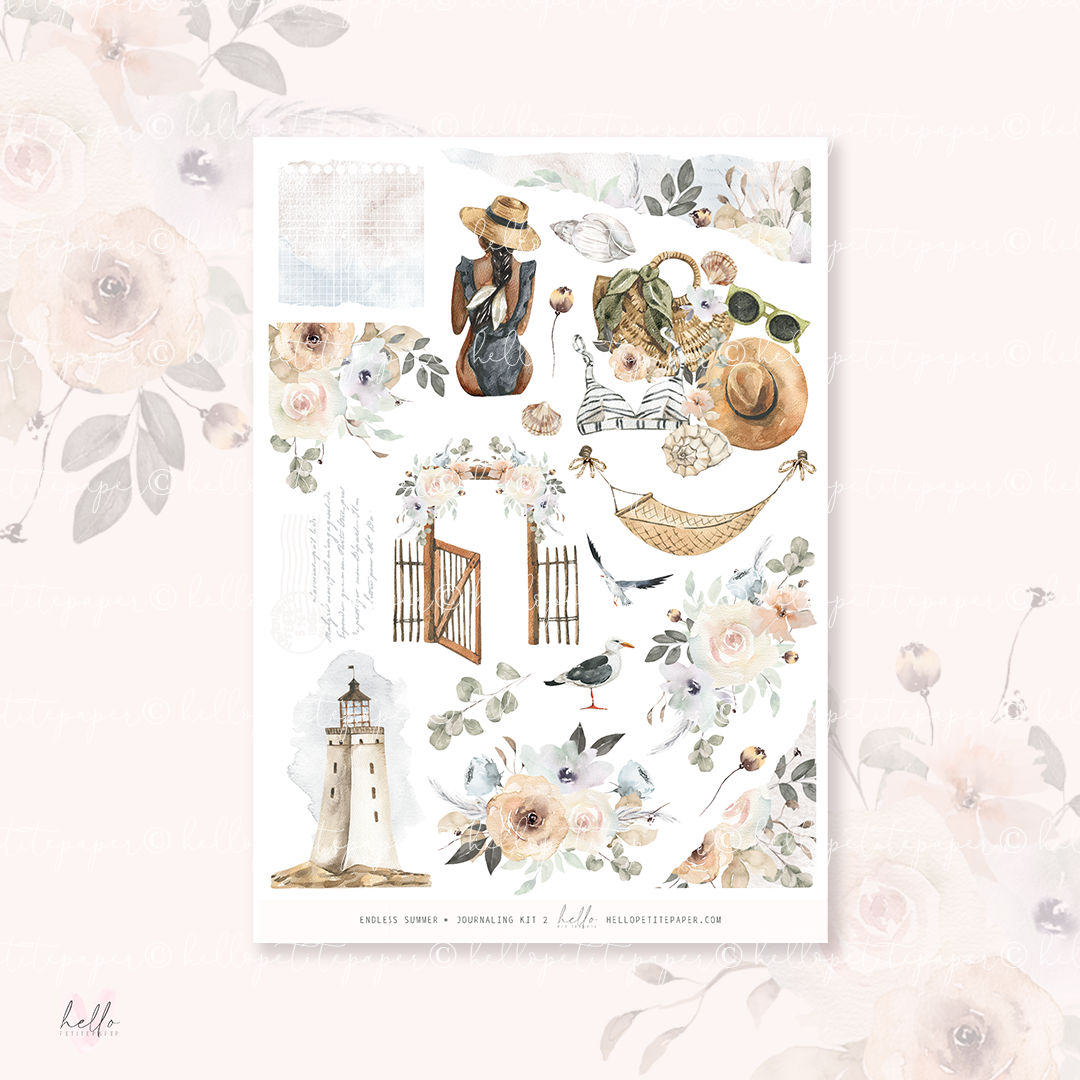 Endless Summer - Journaling Sticker Kit