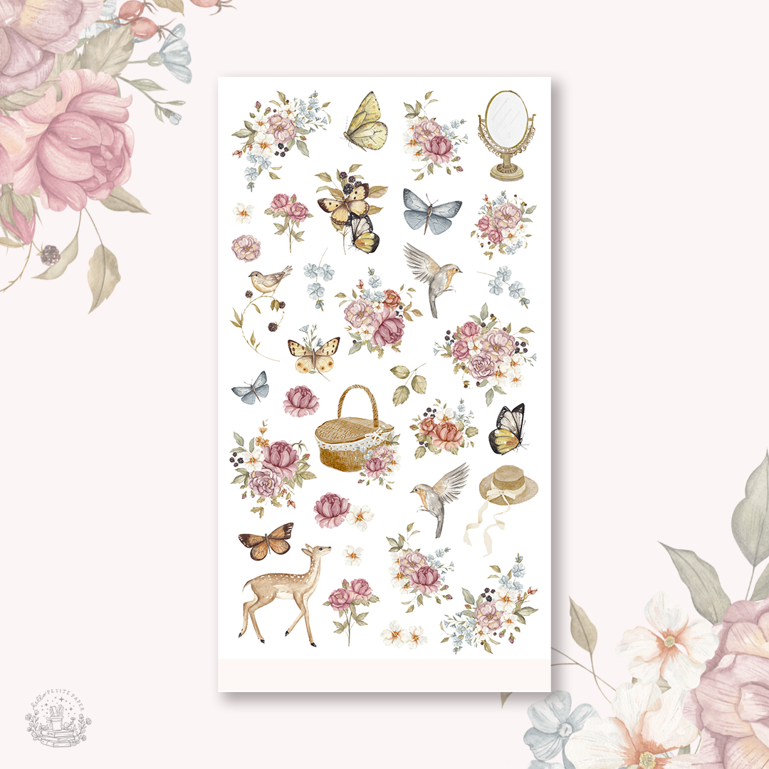 Fluttering Meadows - MIX deco, planner stickers