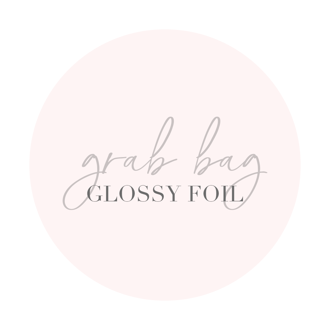 Grab Bag - (GLOSSY FOILED | 6 assorted sticker sheets)