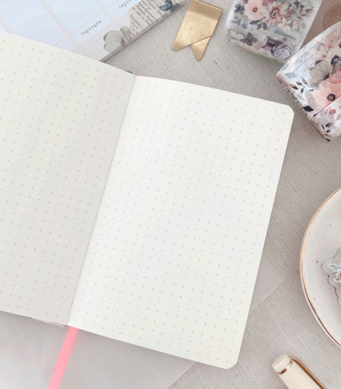 A6 dotted notebook journal - Happy Desk | LImited Edition