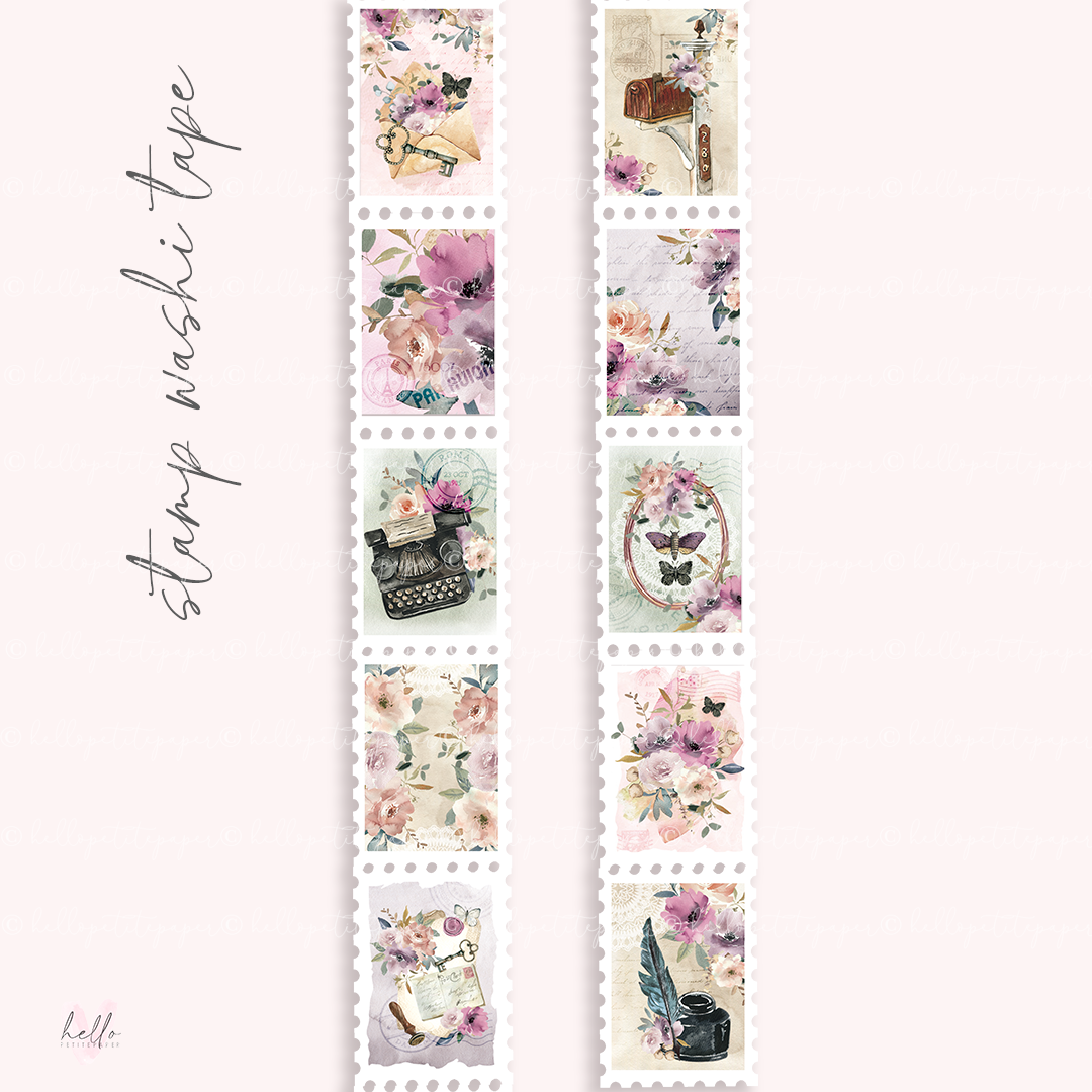 STAMP WASHI TAPE - Happy Mail
