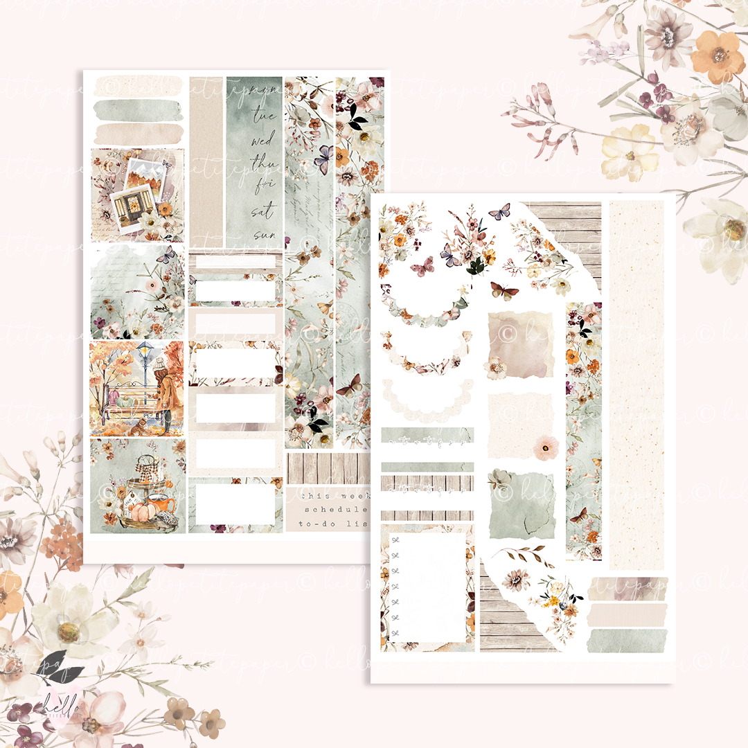 Harvest - Hobonichi Cousin Sticker Kit