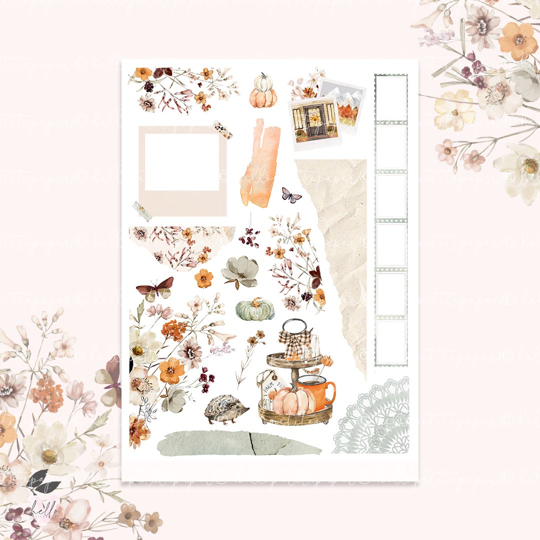 Harvest - Journaling Sticker Kit