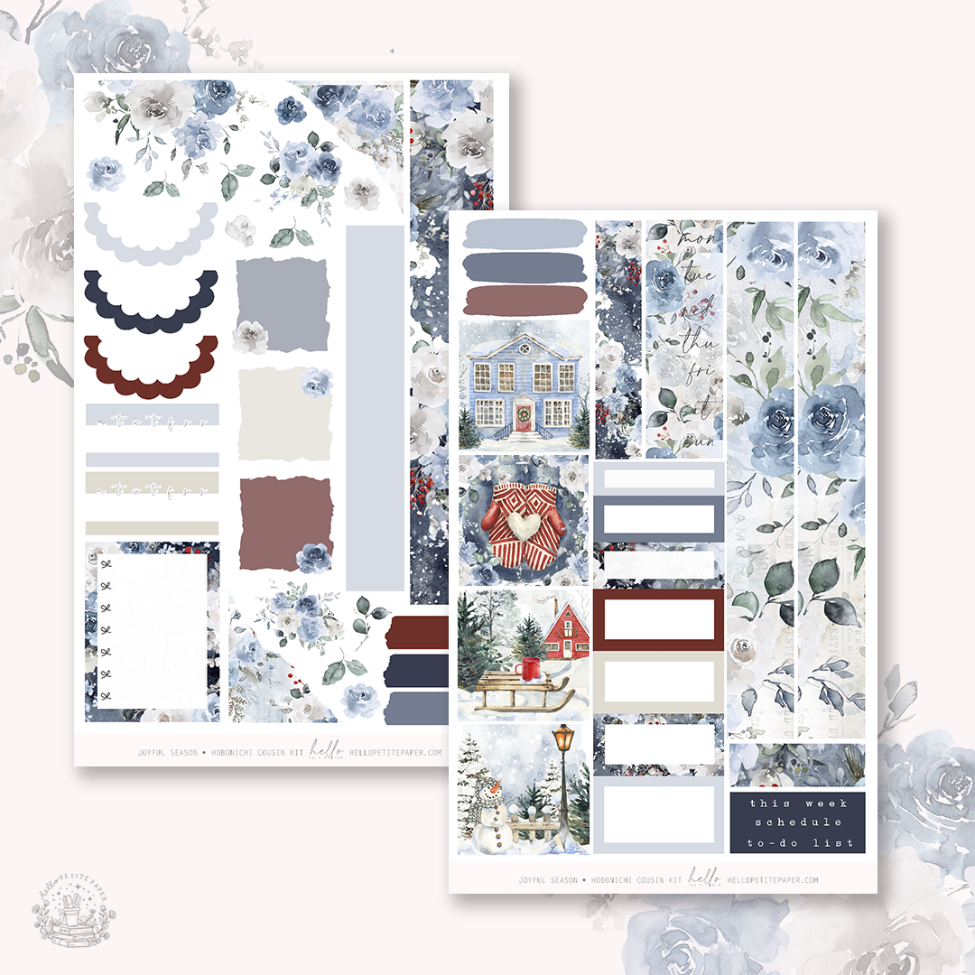 Joyful Season - Hobonichi Cousin Sticker Kit