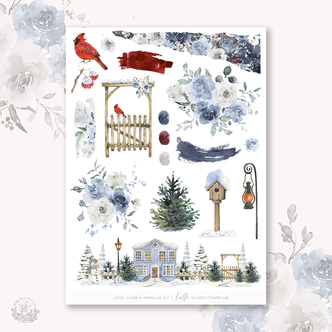 Joyful Season - Journaling Sticker Kit