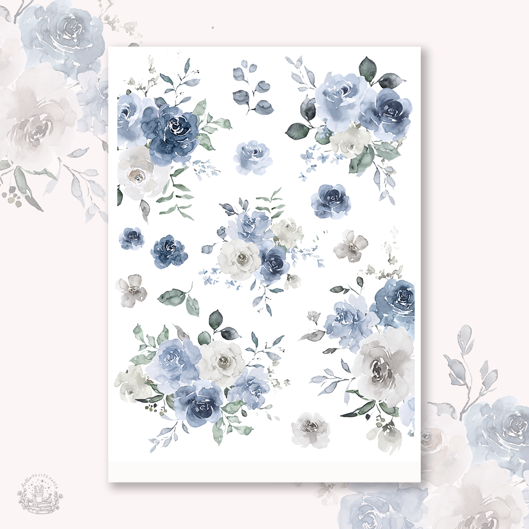 Joyful Season - Large Floral Deco Stickers