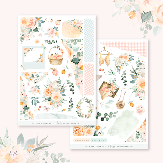 Journaling Sticker Kit - Just Peachy