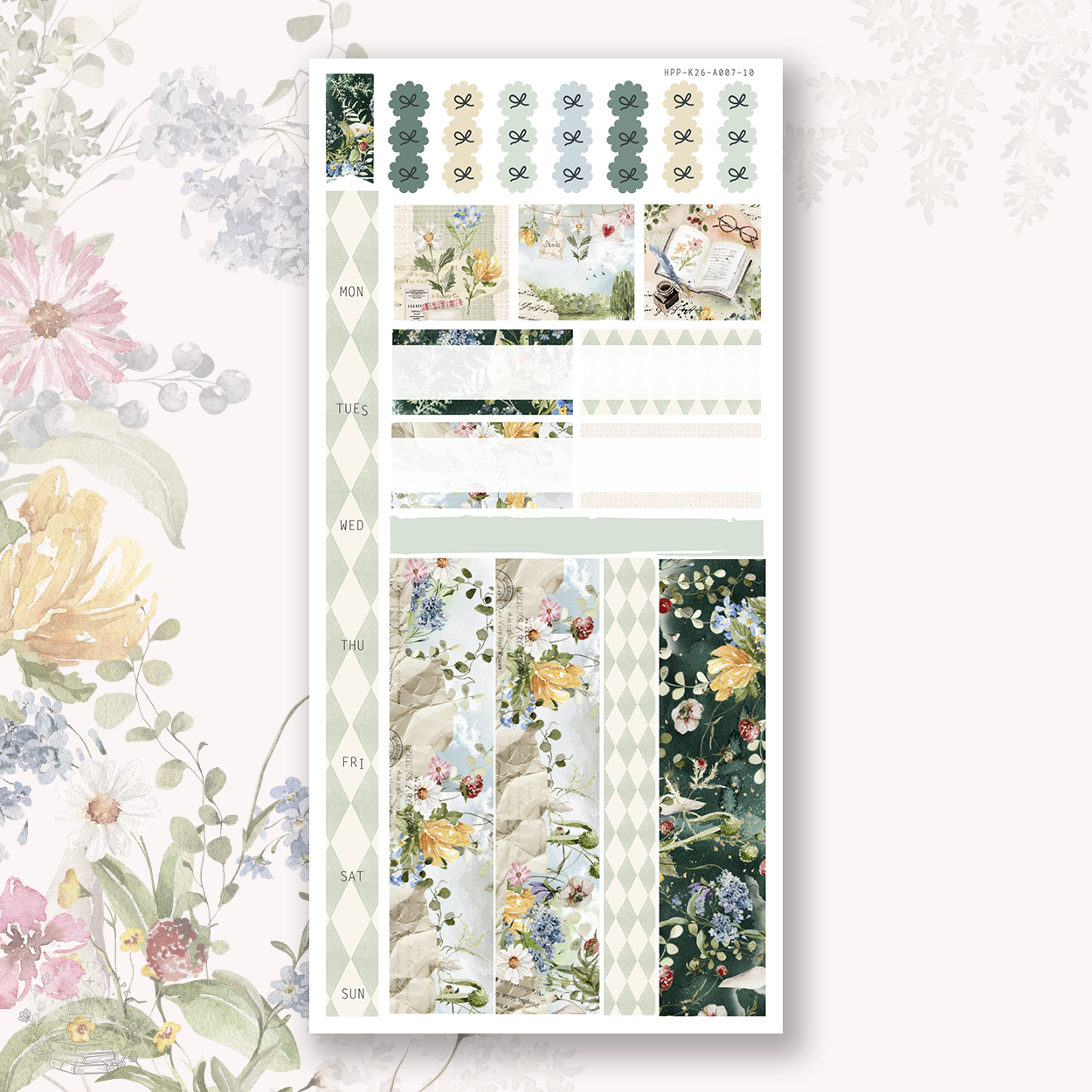 Little treasures - Hobo weeks sticker kit