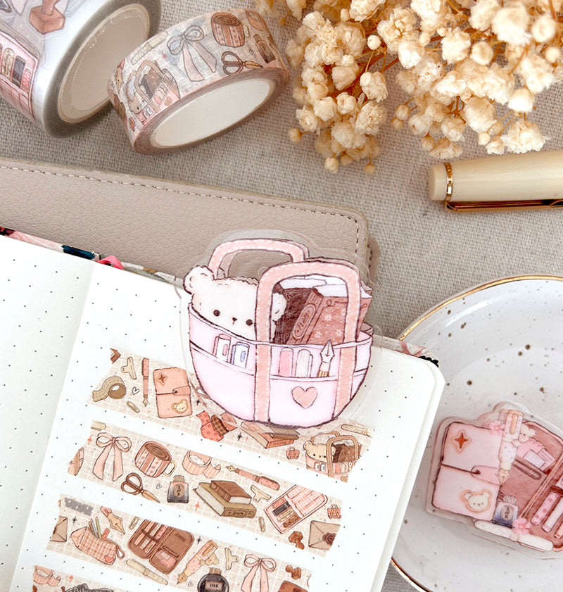 Acrylic clip - My favorite things (Totebag) (A002)