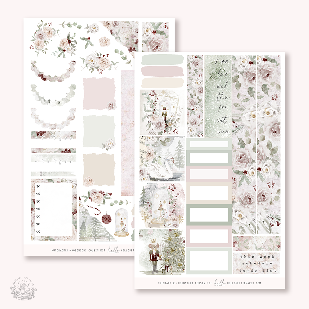 Nutcracker - Hobonichi Cousin Sticker Kit